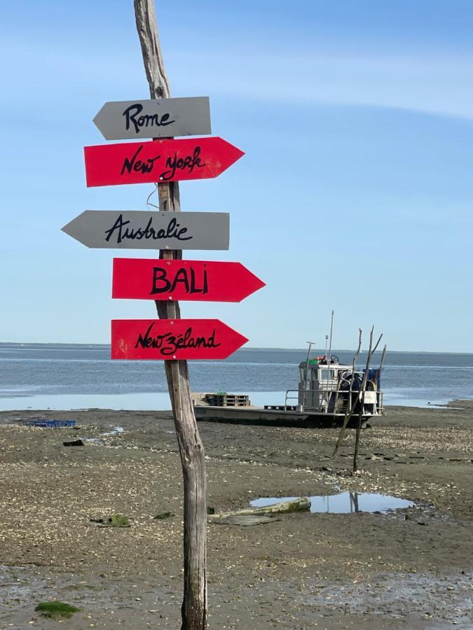 Tiny House Famille Nature Cap Ferret Claouey ภายนอก รูปภาพ