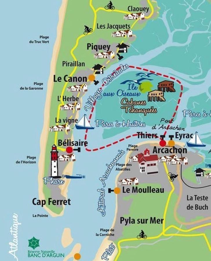 Tiny House Famille Nature Cap Ferret Claouey ภายนอก รูปภาพ